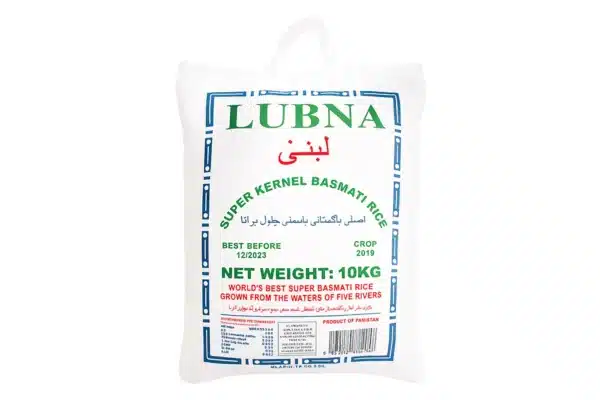 Lubna Rice 10Kg Premium Long Grain Aromatic Rice