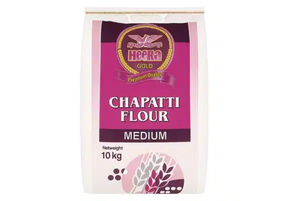 Heera Chapatti Flour Medium 10Kg Premium Whole Wheat Flour
