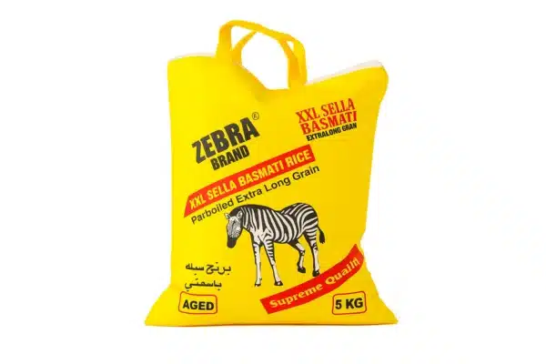 Zebra Sella Basmati 5Kg Premium Parboiled Long Grain Rice