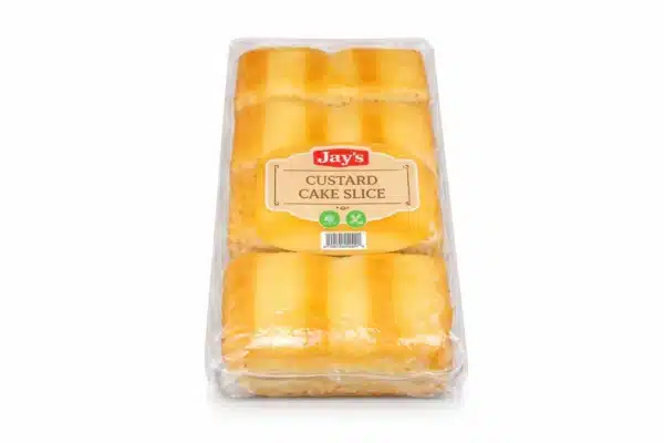 Jays cluster cake slice