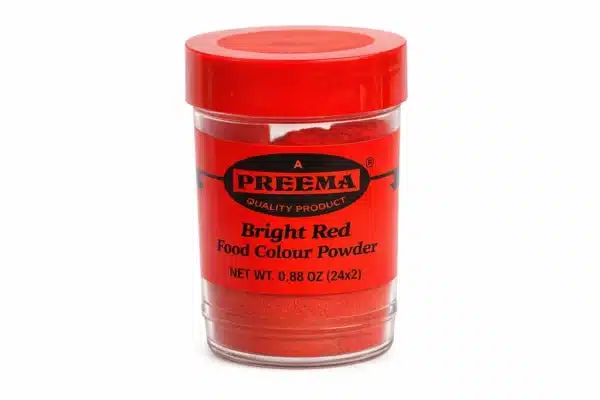 Preema bright red food colouring