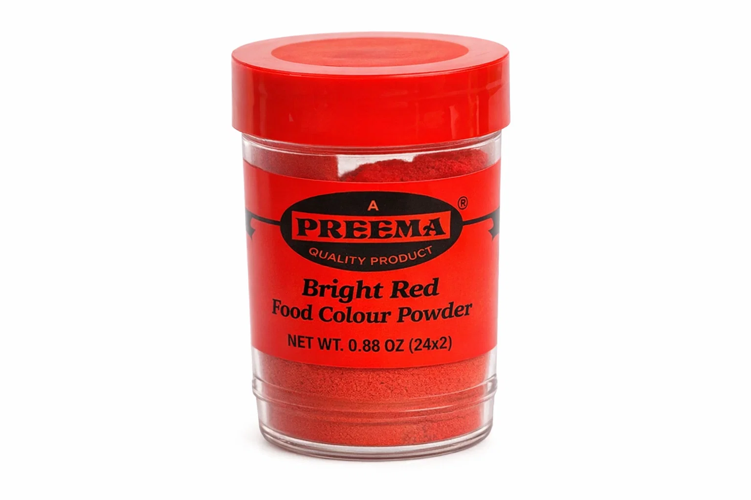 Preema bright red food colouring