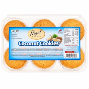 Regal Coconut Cookies – Crisp Buttery Biscuits with Real Coconut Flakes from Ambas Foods