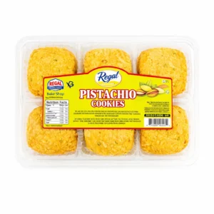 Regal Pistachio Cookies – Crisp Buttery Biscuits with Real Pistachio Pieces from Ambas Foods