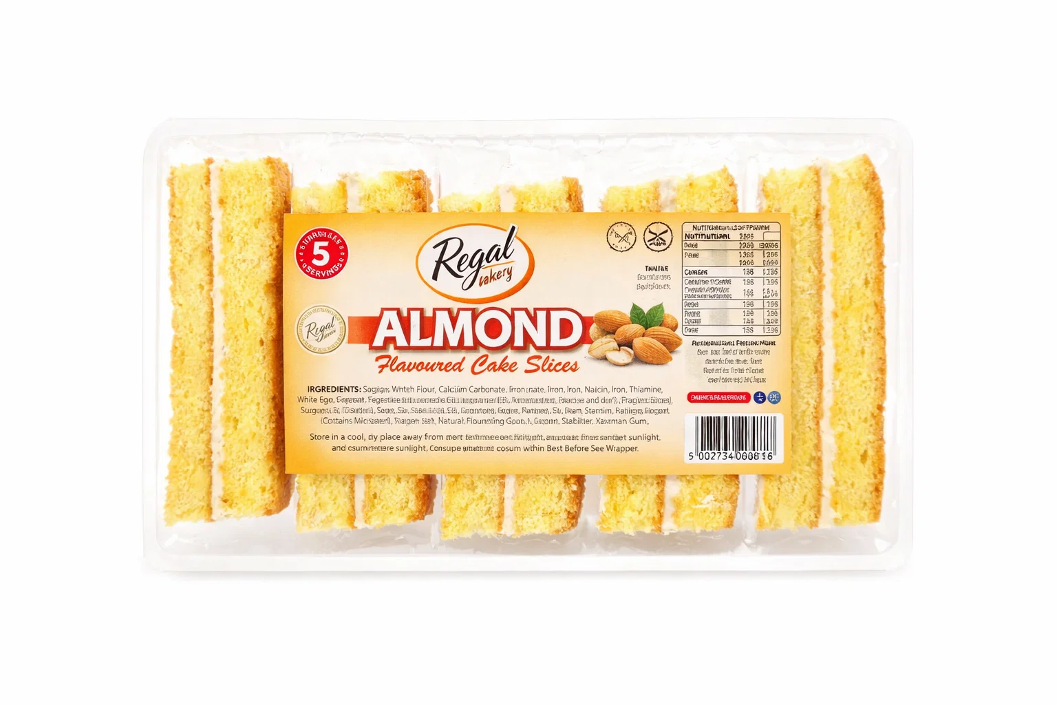 Regal Slices Almond Cake