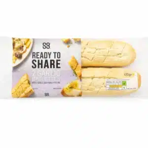 2 Garlic Baguettes – Fresh, Buttery & Golden from Ambas Foods