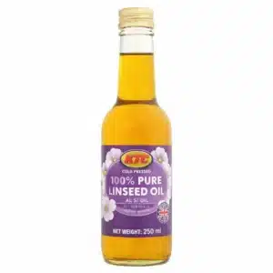 KTC Linseed Oil 250ml – Pure Cold-Pressed Flaxseed Oil for Omega-3 Health from Ambas Foods