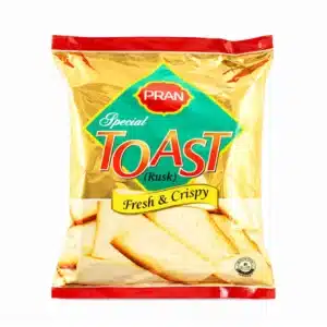 PRAN Toast Rusk – Twice-Baked Crispy Biscuit for Tea Time from Ambas Foods