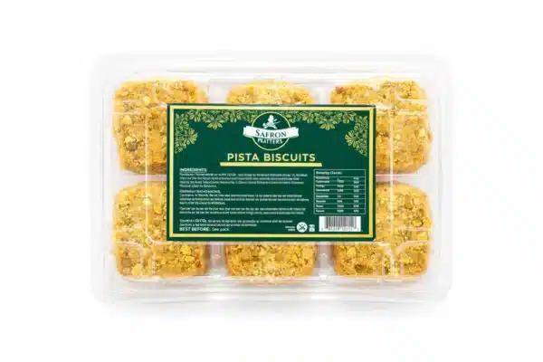 Saffron Pista Biscuits