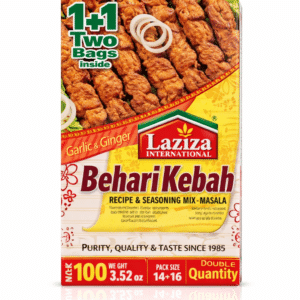 Laziza Behari Kebab – Premium Spice Mix and Meat Tenderizer for Traditional South Asian Barbecue from Ambas Foods