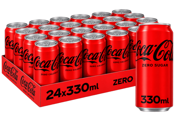 Coca-Cola Zero Sugar Cans 24 x 330ml – Tray Offer