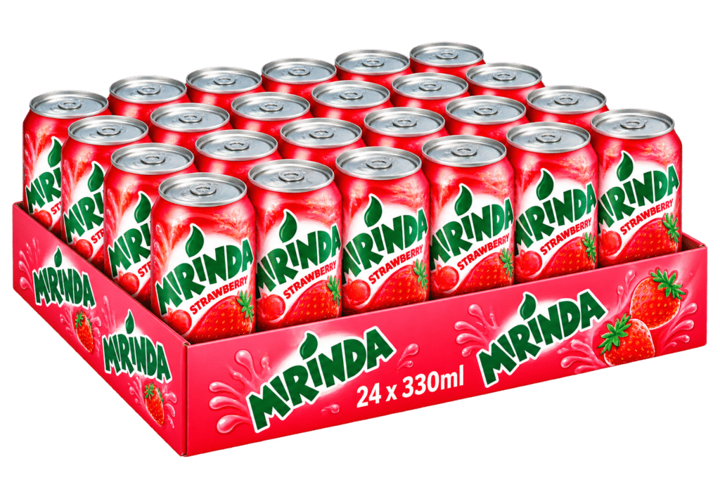 Mirinda Strawberry Cans 24 x 330ml – Tray Offer
