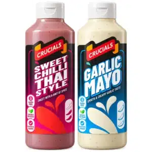 Crucials Sauces 500ml – Any 2 Flavours Offer