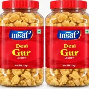 Insaf Desi Gur (Jaggery) 1kg – 2 Pack Offer