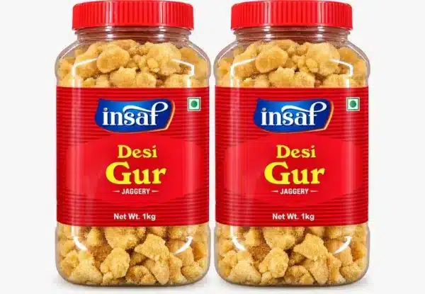 Insaf Desi Gur (Jaggery) 1kg – 2 Pack Offer