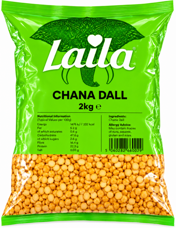 Laila Chana Dal 2kg – 2 Pack Offer