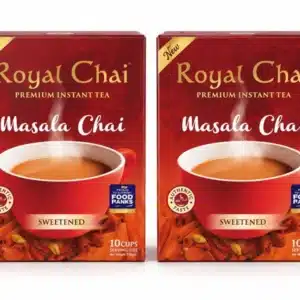 Royal Masala Chai Sweetened 10 cups – 2 Pack Offer
